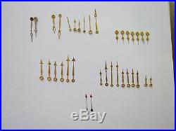 Lot of 35 Pocket Watch Hands, Watch Hands Watchmaker Repair Parts