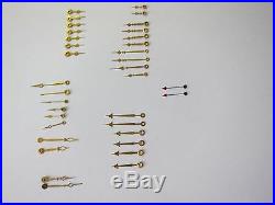 Lot of 35 Pocket Watch Hands, Watch Hands Watchmaker Repair Parts