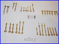 Lot of 35 Pocket Watch Hands, Watch Hands Watchmaker Repair Parts