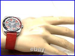Lucerne Men's Watch Vintage Diver Swiss Hand Winding Coke Bezel FOR REPAIR PARTS