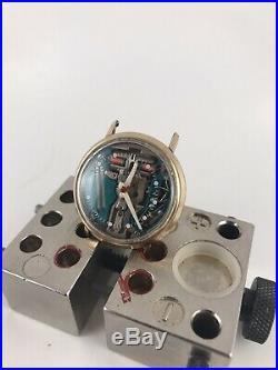M8 Gold Filled Accutron Spaceview Red Second Hand Parts or Repair