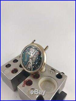 M8 Gold Filled Accutron Spaceview Red Second Hand Parts or Repair