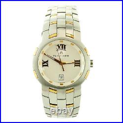 Maurice Lacroix 69862 Milestone White Dial Steel/gold 18k 750 Watch Parts/repair