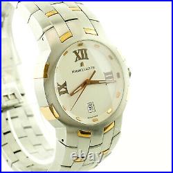 Maurice Lacroix 69862 Milestone White Dial Steel/gold 18k 750 Watch Parts/repair