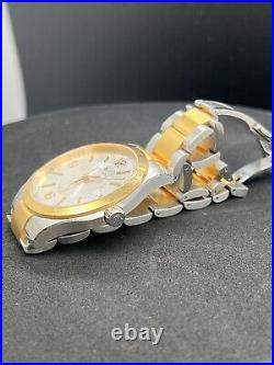 Maurice Lacroix Miros MI1018-PVP13-130 Gold Steel Date Quartz 41MM Watch Parts