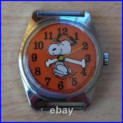 Men Parts or Repair, As Is Vintage CITIZEN SNOOPY Hand-wound CITIZEN SNOOPY