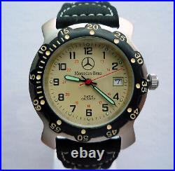 Mercedes Benz Collection Car Accessory Military Aviator Diver Sport Style Watch