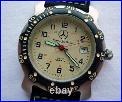 Mercedes Benz Collection Car Accessory Military Aviator Diver Sport Style Watch