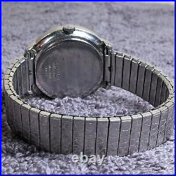 Mido Men 5009 Black Dial Date 35mm Quartz Analog Watch PARTS AND REPAIR ONLY