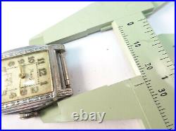 Milos Savoy 7 Jewel Art Deco Case Watch For Vintage Restoration Or Parts