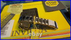 NIOB Invicta WATCH Specialty #1330 SS Swiss Parts 100m Water Resist/ CASE 3slots