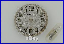 NOS HARWOOD Automatic Vintage Silver Watch Dial incl. Hands (ZB107)