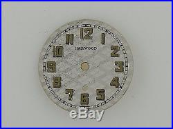 NOS HARWOOD Automatic Vintage Silver Watch Dial incl. Hands (ZB108)