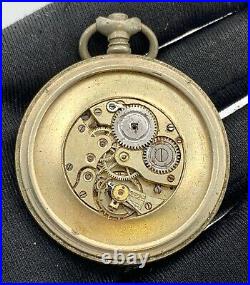 National Watch hand manual vintage 42,5 mm NO Funciona for parts pocket watch
