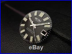 New Black Glossy 62mas Style Dial & Hands Fits Seiko Skx007/skx031 Diver's Watch