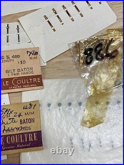 New Old Stock LeCoultre Watch Hand Sets And Dials Watchmaker Parts