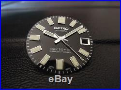 New Replacement Black Glossy 62mas Style Dial & Hands Fits Seiko Divers Watch