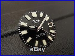 New Replacement Black Glossy 62mas Style Dial & Hands Fits Seiko Divers Watch