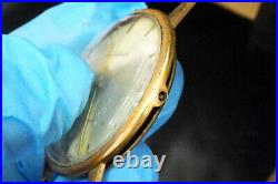 No operation guarantee Vintage 1960 Parts Seiko Gold Feather Hand-Wound 25 Jewel