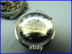 Normandie Vintage Black Dial 7 Jewel Watch For Restoration Or Parts