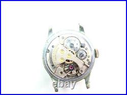 Normandie Vintage Black Dial 7 Jewel Watch For Restoration Or Parts