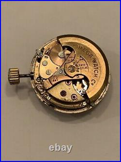 OMEGA Caliber 681 Auto Watch Movement Dial Hands Crown Parts RUNS Running Works