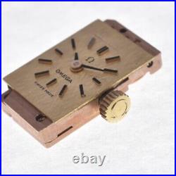 OMEGA Genuine Movement Cal. 730 Hand-Winding Wrist Watch Parts Working Used