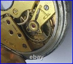 OMEGA cal. 38.5L. T1 Small second Hand Winding Pocket watch For parts