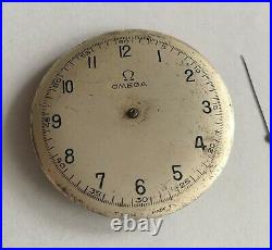 Omega 23.4 movement with Jumbo dial and hand -parts Rare