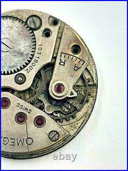 Omega 30 T 2 Movement Hand Vintage Made In Switzerland Rare Parts Or Repair
