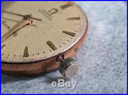 Omega 471 Seamaster, Movement, running, with dial and hands, old, sold AS IS