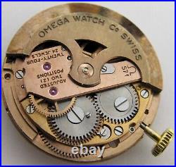Omega 571 24 jewels 2 adj. Automatic watch for project or parts