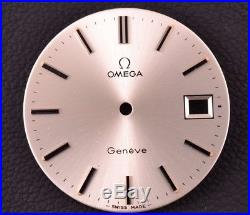 Omega Genève Swiss Made Genuine Dial with Hands 30mm Vintage RARE