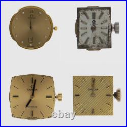 Omega Genuine Movement Set of 4 Quartz & Hand-Winding Wrist Watch Parts