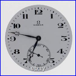 Omega Genuine Movement White Dial Manual Wind Wrist Watch Belt Parts Junk