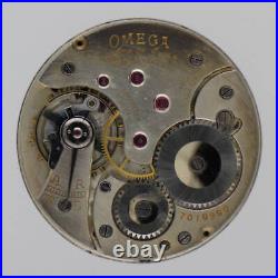 Omega Genuine Movement White Dial Manual Wind Wrist Watch Belt Parts Junk