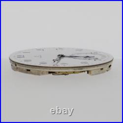 Omega Genuine Movement White Dial Manual Wind Wrist Watch Belt Parts Junk