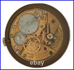 Omega Hand Winding Dial & Movement & Hands Cal. 286 Only For Parts Use. Working