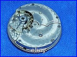 Original 1894 Trenton Watch Co. Pocket Watch Green Dial For Parts