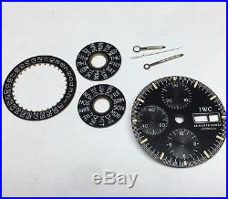 Original IWC dial, hands and disc for caliber ETA 7750