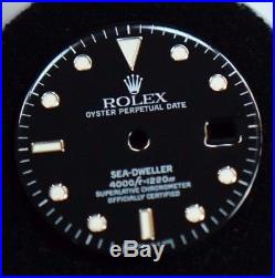 Original Rolex 16600 16660 Sea-dweller Black Tritium Dial With Hands
