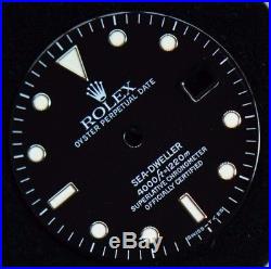 Original Rolex 16600 16660 Sea-dweller Black Tritium Dial With Hands