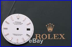Original Rolex Mens 1601 Non-Quickset Datejust White Stick Dial W Hands INV00875