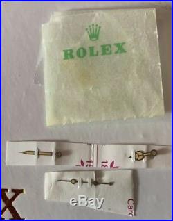 Original Rolex Vintage Tritium Gilt Flat 5508 1016 6200candle Stick Minute Hand
