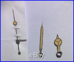 Original Rolex Vintage Tritium Gilt Flat 5508 1016 6200candle Stick Minute Hand