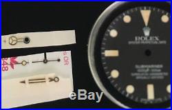 Original Rolex Vintage Tritium Hands Submariner 16800,14060,16610 Hand Set New