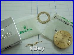 Original Rolex ref 16008 Datejust dial set, dial, hands & date ring + box