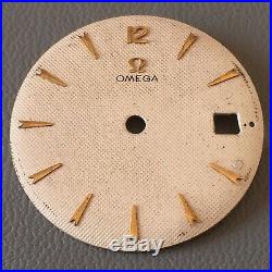 Original Vintage OMEGA Watch Dial, Hands And Parts. 29.4mm