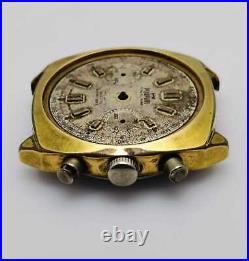 PIERPONT Chronograph Cal. 7733 Manual Winding Vintage Watch For Parts