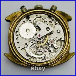 PIERPONT Chronograph Cal. 7733 Manual Winding Vintage Watch For Parts